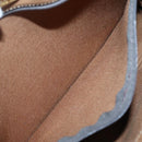 Christian Dior Honeycomb Canvas Tote Bag PVC Black Gold Auth SW1460-20