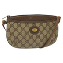 GUCCI GG Supreme Shoulder Bag PVC Beige Gold 904 02 020 Auth SW1461-1