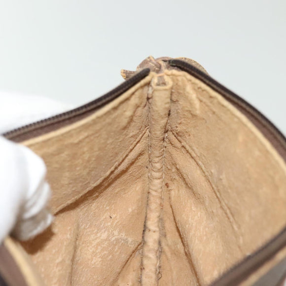 GUCCI GG Supreme Shoulder Bag PVC Beige Gold 904 02 020 Auth SW1461