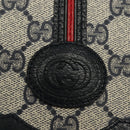 GUCCI GG Supreme Sherry Line Shoulder Bag PVC Navy Gold 001 113 0551 Auth SW1462-17