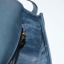 GUCCI GG Supreme Sherry Line Shoulder Bag PVC Navy Gold 001 113 0551 Auth SW1462-20