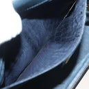 GUCCI GG Supreme Sherry Line Shoulder Bag PVC Navy Gold 001 113 0551 Auth SW1462-10