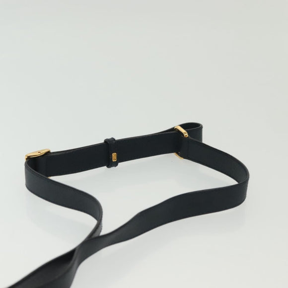 GUCCI GG Supreme Sherry Line Shoulder Bag PVC Navy Gold 001 113 0551 Auth SW1462