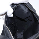 GUCCI Shoulder Bag Nylon Leather Black Silver 001 3315 Auth SW1469-20