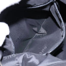 GUCCI Shoulder Bag Nylon Leather Black Silver 001 3315 Auth SW1469-21