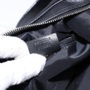 GUCCI Shoulder Bag Nylon Leather Black Silver 001 3315 Auth SW1469-12