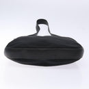 GUCCI Shoulder Bag Nylon Leather Black Silver 001 3315 Auth SW1469-5