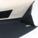 Jimmy Choo Chain Shoulder Bag Leather Silver Auth sw147-18