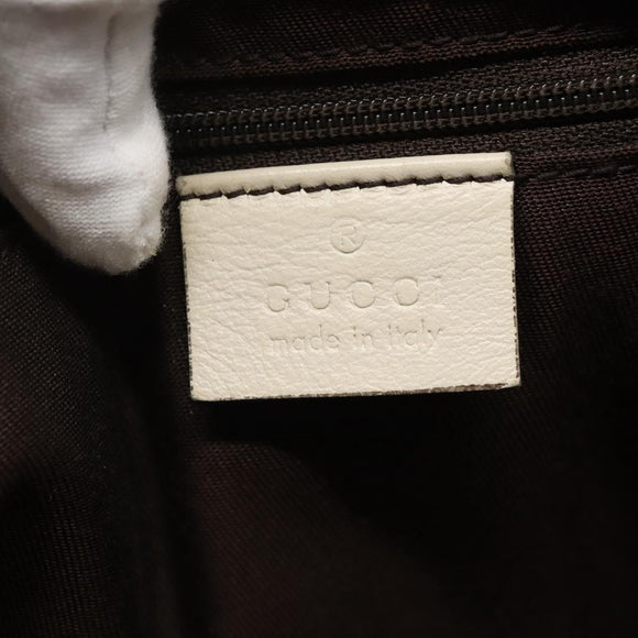 GUCCI GG Canvas Tote Bag Beige Gold 169946 Auth SW1470