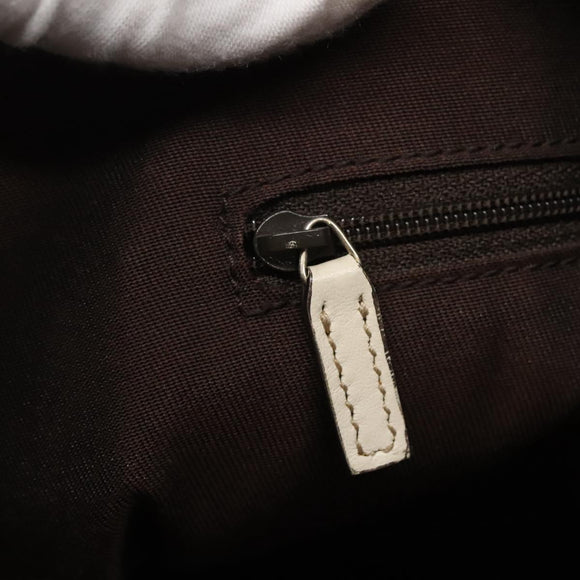 GUCCI GG Canvas Tote Bag Beige Gold 169946 Auth SW1470