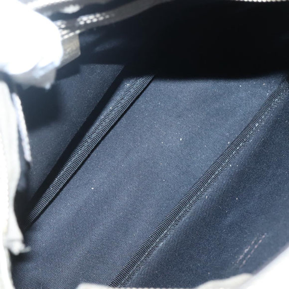 GUCCI GG Supreme Shoulder Bag PVC White Gold 190258 Auth SW1471