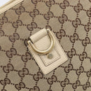 GUCCI GG Canvas Abbey Schultertasche Beige Gold 131326 Auth SW1474-19