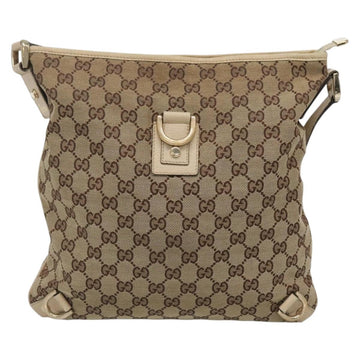 GUCCI GG Canvas Abbey Shoulder Bag Beige Gold 131326 Auth SW1474 - 0