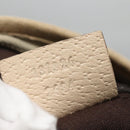 GUCCI GG Canvas Abbey Shoulder Bag Beige Gold 131326 Auth SW1474-21