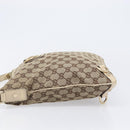GUCCI GG Canvas Abbey Schultertasche Beige Gold 131326 Auth SW1474-6
