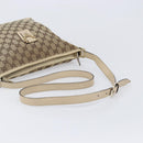 GUCCI GG Canvas Abbey Schultertasche Beige Gold 131326 Auth SW1474-14