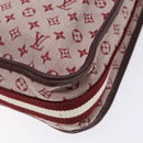 LOUIS VUITTON Monogram Mini Besace Mary Kate Tas Rood M92321 LV Auth SW1479-16