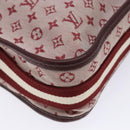 LOUIS VUITTON Monogram Mini Besace Mary Kate Tas Rood M92321 LV Auth SW1479-17