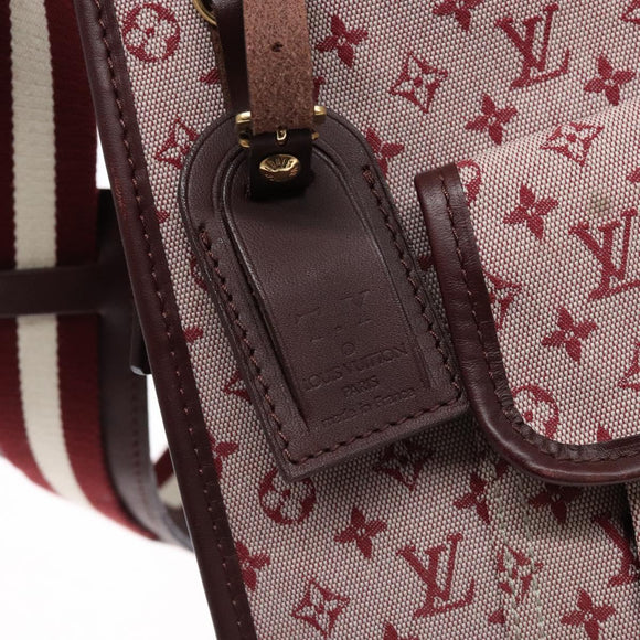LOUIS VUITTON Monogram Mini Besace Mary Kate Bag Red M92321 LV Auth SW1479