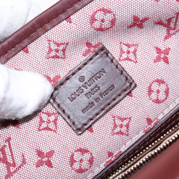 LOUIS VUITTON Monogram Mini Besace Mary Kate Tas Rood M92321 LV Auth SW1479