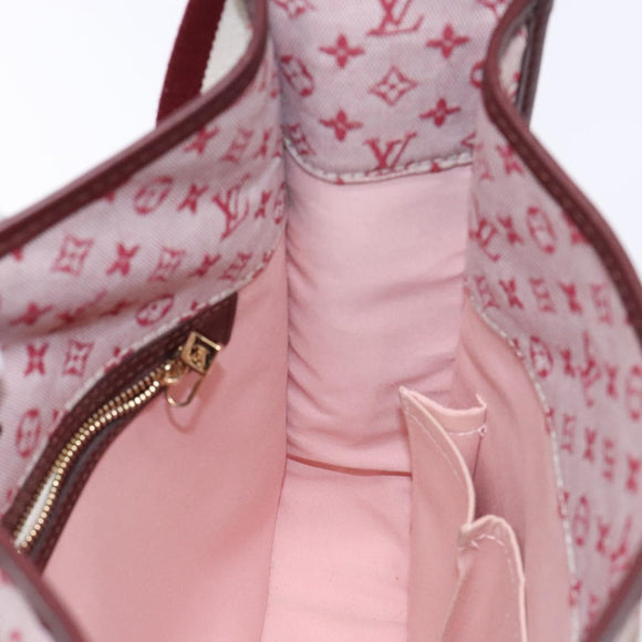 LOUIS VUITTON Monogram Mini Besace Mary Kate Tas Rood M92321 LV Auth SW1479
