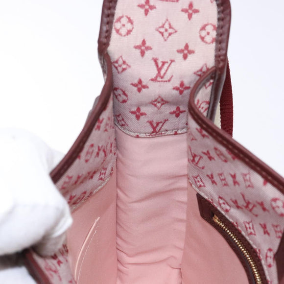 LOUIS VUITTON Monogram Mini Besace Mary Kate Tas Rood M92321 LV Auth SW1479