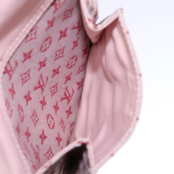 LOUIS VUITTON Monogram Mini Besace Mary Kate Tas Rood M92321 LV Auth SW1479
