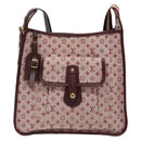 LOUIS VUITTON Monogram Mini Besace Mary Kate Tas Rood M92321 LV Auth SW1479-13