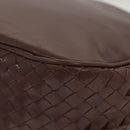 BOTTEGA VENETA INTRECCIATO Hand Bag Leather Purple Auth SW1480V-16