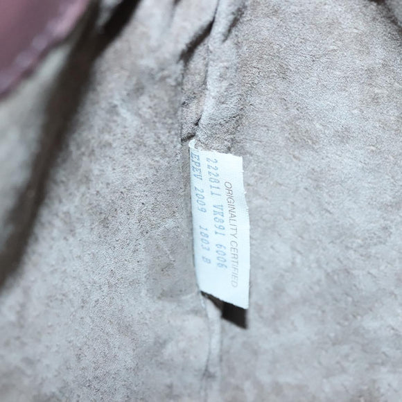 BOTTEGA VENETA INTRECCIATO Hand Bag Leather Purple Auth SW1480V