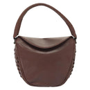 BOTTEGA VENETA INTRECCIATO Hand Bag Leather Purple Auth SW1480V-13