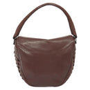 BOTTEGA VENETA INTRECCIATO Hand Bag Leather Purple Auth SW1480V-2