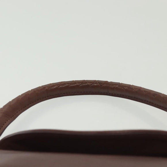 BOTTEGA VENETA INTRECCIATO Hand Bag Leather Purple Auth SW1480V