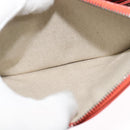 Jimmy Choo Shoulder Bag Leather Orange Silver Auth SW1487-22