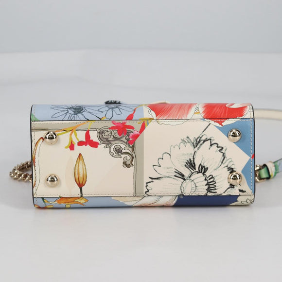 Salvatore Ferragamo Vala Hand Bag Leather 2way Multicolor Auth SW1489V