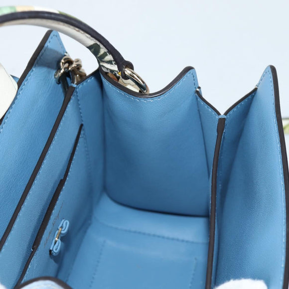 Salvatore Ferragamo Vala Hand Bag Leather 2way Multicolor Auth SW1489V