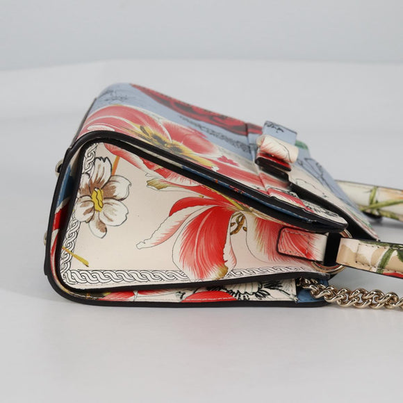 Salvatore Ferragamo Vala Hand Bag Leather 2way Multicolor Auth SW1489V