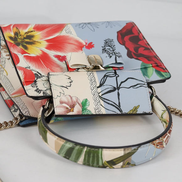 Salvatore Ferragamo Vala Hand Bag Leather 2way Multicolor Auth SW1489V