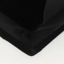 BOTTEGA VENETA Hand Bag Velor Black Silver Auth SW1491-15