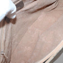 GUCCI GG Supreme Web Sherry Line Bag PVC Beige Gold 904 02 084 Auth SW1492-10