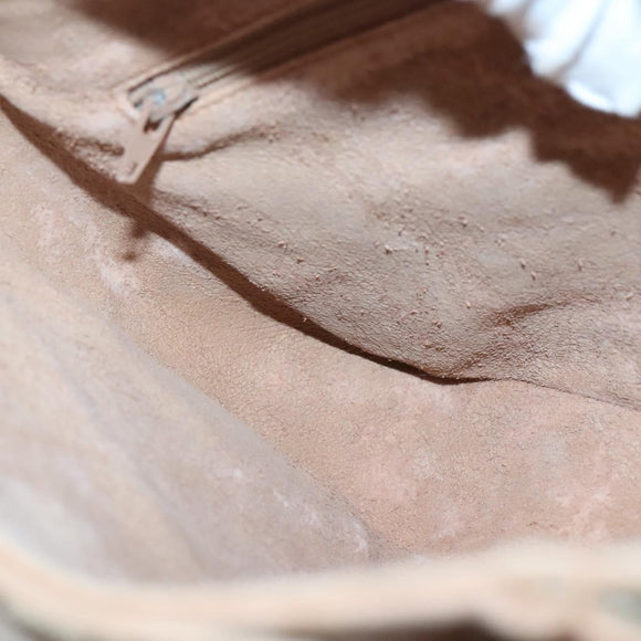 GUCCI GG Supreme Web Sherry Line Bag PVC Beige Gold 904 02 084 Auth SW1492