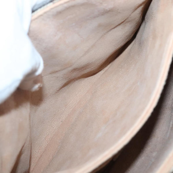 GUCCI GG Supreme Web Sherry Line Bag PVC Beige Gold 904 02 084 Auth SW1492