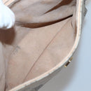 GUCCI GG Supreme Web Sherry Line Bag PVC Beige Gold 904 02 084 Auth SW1492-22