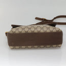 GUCCI GG Supreme Web Sherry Line Bag PVC Beige Gold 904 02 084 Auth SW1492-5