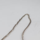 PRADA Chain Phone Case Leather Pink Silver Auth SW1495V-9