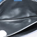 Burberrys Shoulder Bag Canvas Navy Gold Auth SW1499-16