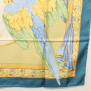 Salvatore Ferragamo Scarf Silk Blue Auth SW1502-10