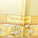 Salvatore Ferragamo Scarf Silk Blue Auth SW1502-11