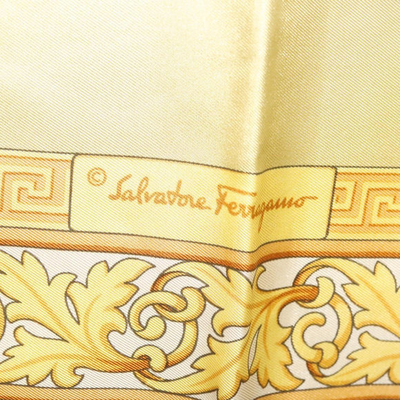 Salvatore Ferragamo Scarf Silk Blue Auth SW1502