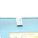 Salvatore Ferragamo Scarf Silk Blue Auth SW1502-13